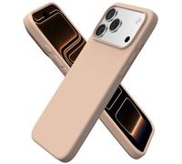 ORNARTO Compatible with iPhone 17 Pro Max Case 6.9", Slim Liquid Silicone 3 Layers Full Covered Soft Gel Rubber 17 Pro Max Phone Cases Cover 6.9 inch-Nude Taupe