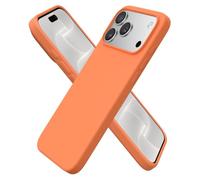 ORNARTO Compatible with iPhone 18 Pro Case,Liquid Silicone Slim Cover | Cosmic Orange,6.3'',Shockproof Protection,Comfortable Grip,Precise Cutouts,Responsive Buttons,Smooth Finish,Camera Protection