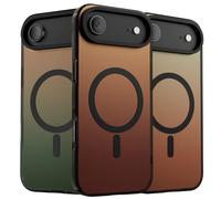 ORNARTO Compatible with iPhone Air for MagSafe Case,Shockproof Protective Rainbow Case,Wireless Charging Magnetic 17 Air Phone Cases Cover 6.5inch-Midnight Flame