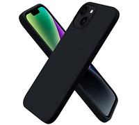 ORNARTO for iPhone 14 Case, Slim Liquid Silicone Cover-Midnight