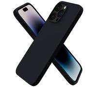 ORNARTO for iPhone 14 Pro Max Case, Slim Liquid Silicone Cover-Midnight