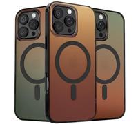 ORNARTO Magnetic Case for iPhone 16 Pro Max 6.9",Fit for Magsafe,Slim Shockproof Wireless Charging Cases for iPhone 16 Pro Max-Midnight Flame