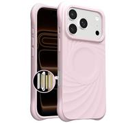 ORNARTO Vortuxe iPhone 17 Pro Max Case 6.9" | 2X MIL-STD Protection | Camera Button Control | Compatible with MagSafe | Sleek Aesthetic Liquid Silicone Phone Cover | Rose Quartz