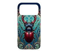 Ornate Art Nouveau Stag Beetle Insect Case for iPhone 17 Pro Max