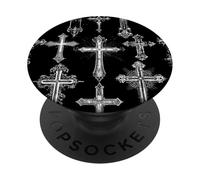 Ornate Christian Crosses Religious Faith Symbol PopSockets Adhesive PopGrip