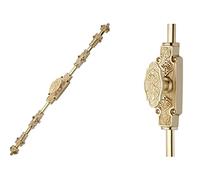 Ornate Door ESPAGNOLETTE Bolt/CREMONE Bolt Upto 9 FT Polished Brass