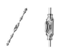 Ornate Door ESPAGNOLETTE Bolt/CREMONE Bolt Upto 9 FT Polished Chrome