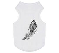 'Ornate Feather' Pet Dog/Cat T-Shirt (PT00056131)