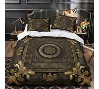 Ornate_gold_frame Duvet Cover 3D Print Durable 3 Pcs Bed Linen Hidden Zipper Baroque_decorative_style Comforter Cover Premium Washable for Kids Adults Women Teens Youth Girls Boys King（220x240cm）
