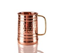 Ornate International Hammered Pure Copper Big Moscow Mule Mug Cup, Drinkware & Barware, Hotel Restaurant, 600 ML