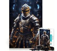 Ornate Knight in Shining Armor 1000 Piece Jigsaw Puzzles for Adults Jigsaw Smart Game Together Fun Image Assembly Seasonal Gift (50x75cm)