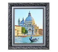 Ornate Photo Frame Traditional Dahlia Gold & Silver Picture Antique Art Frames