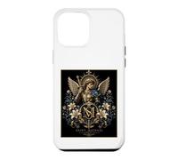 Ornate Saint Michael the Archangel Floral Angel Icon Art Case for iPhone 12 Pro Max