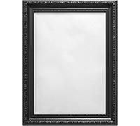 ORNATE SHABBY CHIC STYLE PICTURE PHOTO FRAME BLACK WHITE CREAM GOLD, Black, 16"x12" (40.6 x 30.5cm)