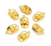 Ornazy 50Pcs 22.5x13mm Delicate Golden Cowboy Hat Charms Pendants Vintage Western Style Charms for Jewelry Making Earrings Crafts