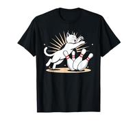 Ornery Alley Cat Tipping Pins Shirt Funny Bowling Attire T-Shirt