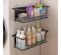 Ornestia Magnetic Basket for Refrigerator, 2 Pack Magnetic Spice Rack Organizer, Magnet Kitchen Shelf for Fridge, Microwave, Seasoning Bottles and Washing Machine