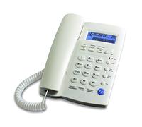 Ornin Y043 Corded Telephone with Speaker, Display, Basic Calculater and Caller ID(Off White)