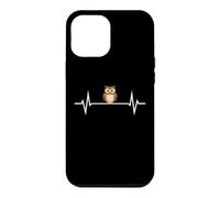 Ornithologist Birdwatching Birding Cute Owl Heartbeat Case for iPhone 12 Pro Max