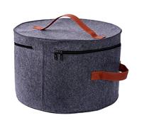 ornithologist Hat Storage Box with Dust Lid Felt Round Foldable Hat Organizer, Portable Anti-Pressure Dust-Proof Stackable Round Hats Container, Stuffed Animal Toy Storage, for Closet- 11x17 Inches
