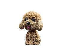 ornithologist Nodding Dog Ornament Dog Car Nodding Dog Doll Ornaments, Toys Figurine Simulation Shaking Head Dog Decor Bobble-Head Toy For Car Interior Dashboard Ornament,9.5X6cm