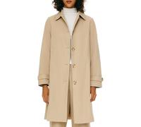 Orolay Women's Trench Coat Single-Breasted Mid Long Classic Lapel Windproof Slim Outerwear Coats Khaki XL