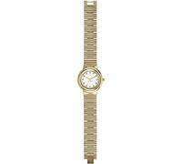 Orologio da polso donna solo tempo HIP HOP con cinturino in allumunio oro gold HWU0698