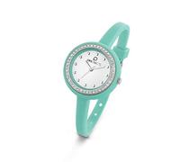 Orologio OPS Bon Bon Crystal Silicone Verde Acqua OPSPW-425