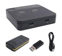 Orolotay 1 Set M.2 Duplicator M.2 Dual Bay SSD Enclosure External Hard Disk Docking Station M.2 Duplicator Notebook Hard Dive Box with Clone for M2 HDD SSD Reader
