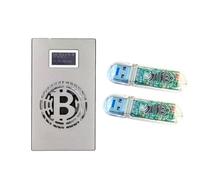 Orolotay 1Pcs LV06 + 2Pcs LV03 500G/S for Bitcoins Miner V6 Silent Miner Machine Btc Miner Bsv Btc Bch Dgb Crypto Mining Machine UK Plug