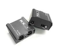 Orolotay 2 Way Audio Fiber Optical Extender XLR Audio Transceiver Receiver Set Balanced Audio Fiber Extender 20Km Range UK Plug