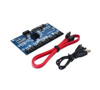 Orolotay 3.0 Expansion Card 1 to 5 Port Converter Expansion Card 6Gbps Motherboard Riser Card Hub Adapter