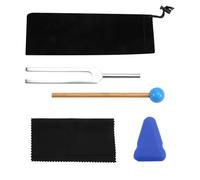 Orolotay 432Hz Healing Mental Relaxation Chakra Strengthening Stress Relief Aluminum Alloy Tuning Fork Silver Tone