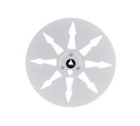 Orolotay 7 Inch 8 Hole Opener Empty Reel Aluminum Tape Recorders forPioneer Analog Audio Recorder Silver