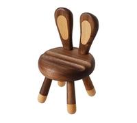 Orolotay Cute Rabbitdesktop Phone Stand-Solid Wood Ipadstand, Adjustable Phone and Tablet Stand