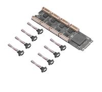 Orolotay M2 to 8 Port RS232 Serial Expansion Card M2 to RS232 Serial Expansion Card Riser 8 Port RS232 Serial Expansion Adapter