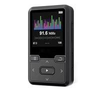 Orolotay Mini Back Clip 32GB Lossless Sound MP3 Player with BT 5.0,Pedometer FM Radio, Mini 1.44 Inch Music Player