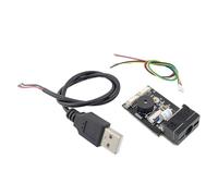 Orolotay New GM65 USB Wired Barcode Scanner 1D 2D Bar Code Reader QR Code Reader Module CMOS Buzzer for Reminding with Cable UART