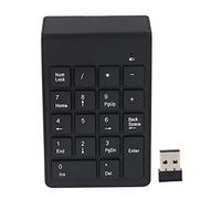 Orolotay Numeric Keypad,18 Keys Wireless USB Number Pad Keyboard With 2.4G Mini USB Numeric Receiver for Laptop Desktop PC Notebook - Black