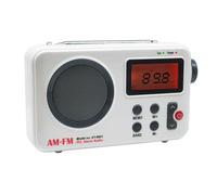 Orolotay Portable AM/FM Radio, Digital Shower Radio, Mini Stereo Radio with Earphone Port & LCD Display, Headphone Jack Speaker