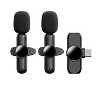 Orolotay Wireless Lavalier Microphones Plug and Play Noise Reduction Auto Sync Lapel Mic Live Stream,Vloggers,Interview