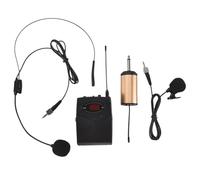 Orolotay Wireless Microphone System,Wireless Microphone Set With Headset & Lavalier Lapel Mics Beltpack Transmitter Receiver