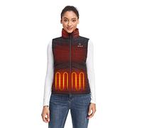 ORORO Women's Heated Down Gilet with Battery, 800 Fill Power RDS Down (Black,XL)