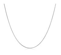 OROVI White Gold Chain for Women in 9 Carat Gold, Hypoallergenic Chain - including jewellery box - Made in Italy