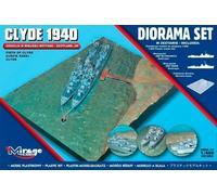 ORP BLYSKAWICA AND ORP GROM IN FIRTH OF CLYDE DIORAMA SET 1/400 MIRAGE