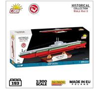 COBI Historical Collection WWII Polish Submarine ORP Orzel, 193 Pieces