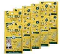 Orphea Anti Moth Strips - Floral Scented Moth Repellent for Wardrobes Drawers Shelves - Wardrobe Fresheners for Wool - Moth Paper Strips for Clothes Storage (10 Packs, 120 Strips) sold by Caraselle