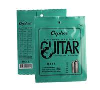 Orphee Electric Guitar Strings Full Size with Hexagonal Carbon Steel Core, Light Medium Gauges 9-42 10-46 11-50 for Blues and Rock