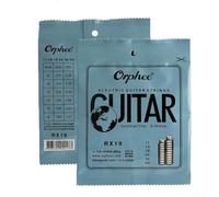 Orphee Electric Guitar Strings Pure Nickel Alloy 11-50 Medium Gauge for Blues for jazz - Long Life Hexagonal Core Full Set(Medium (11-50))