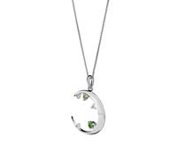 Orphelia 'Eline' Womens 925 Sterling Silver Chain with Pendant - ZH-7497 - One Size